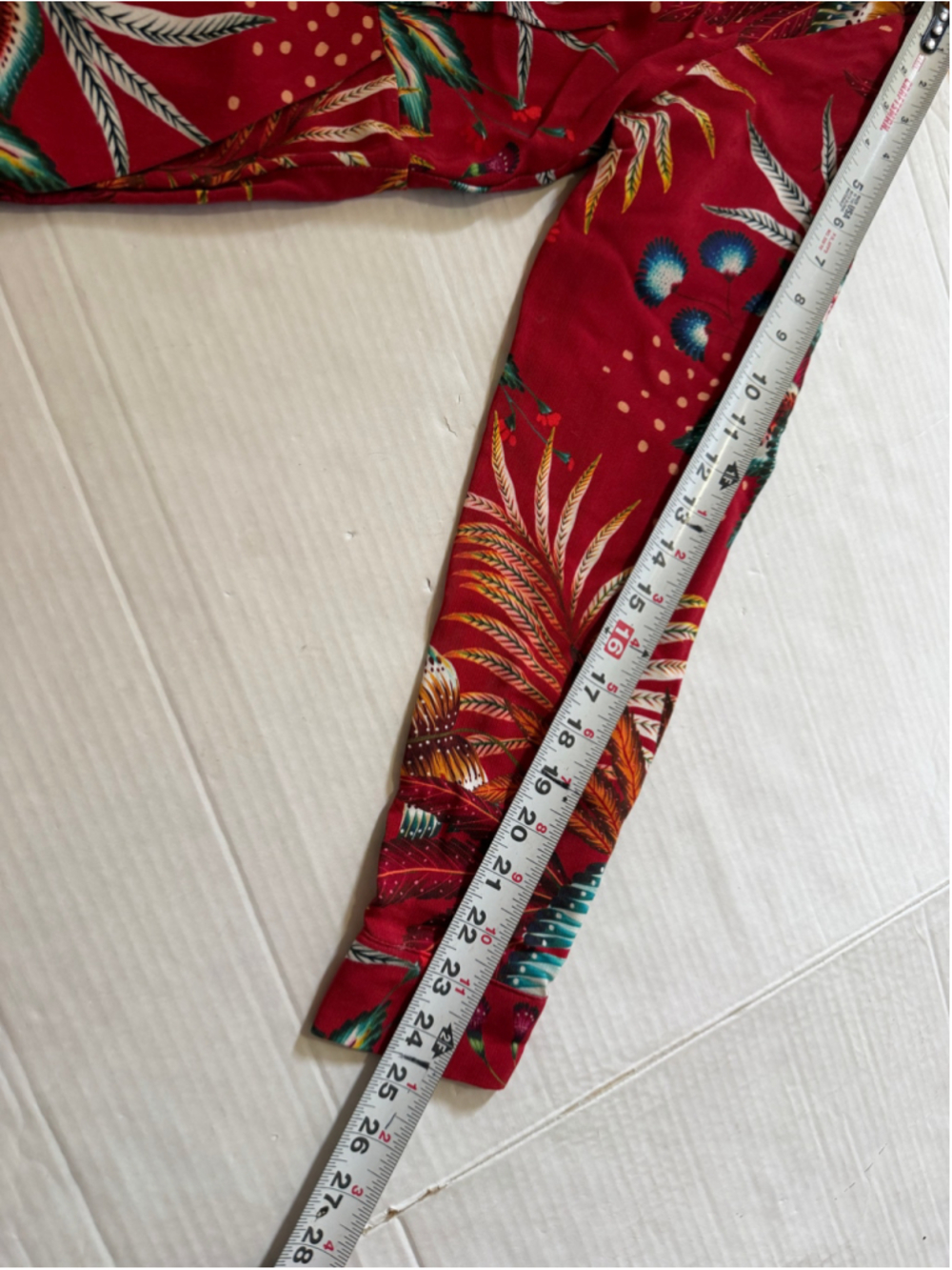 NWT FARM Rio Folhagem De Inverno Y Neckline Boboikat Jumpsuit Red Multi Size L - Picture 15 of 16